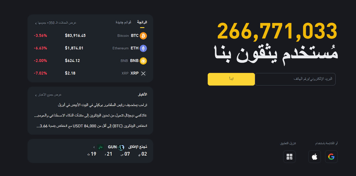 Binance Website