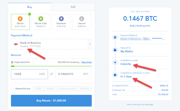 how to send someone money on coinbase