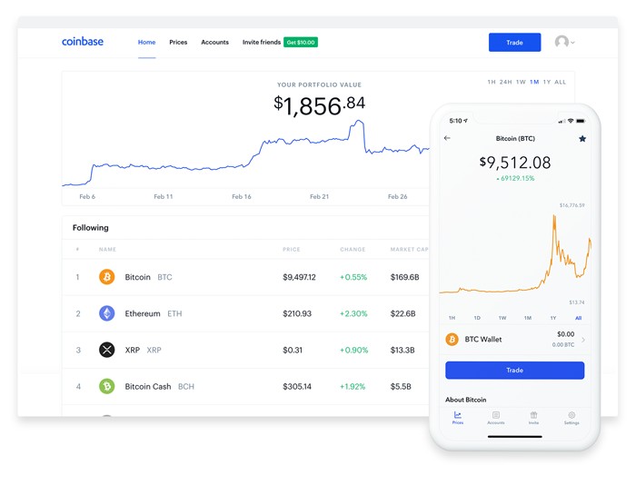 coinbase app mobile