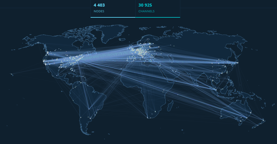 Lighting Network Map