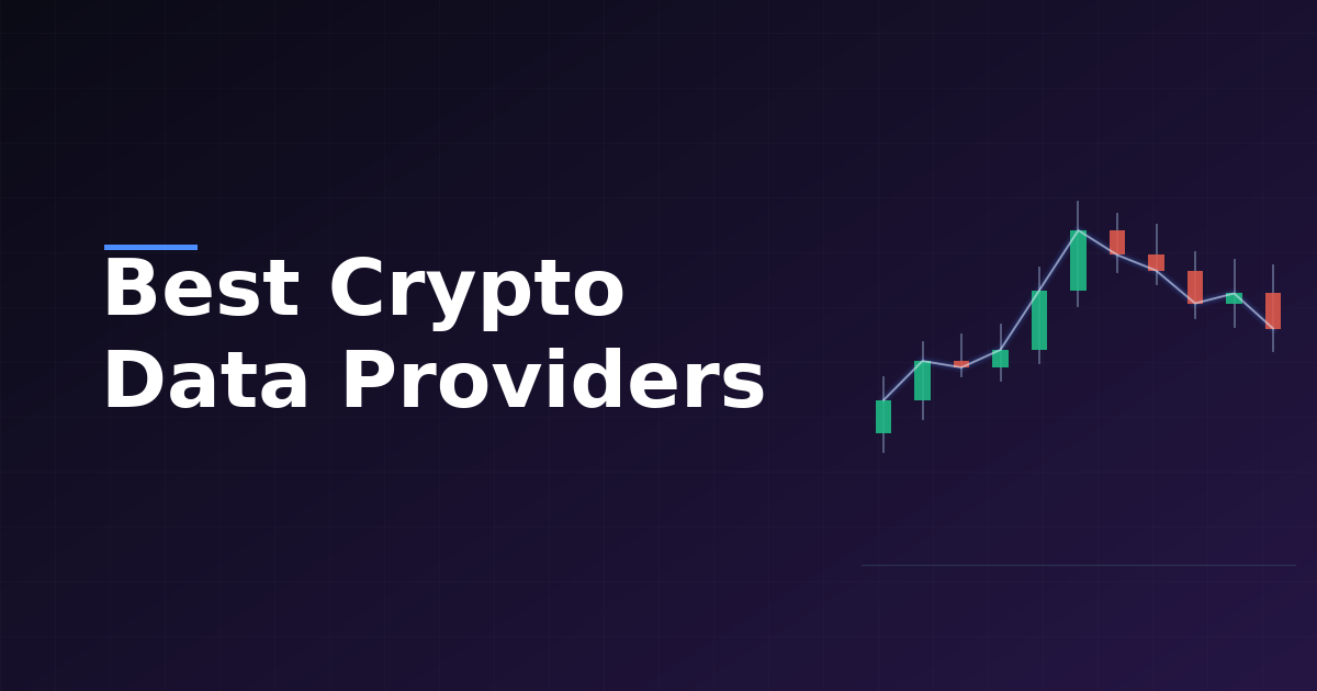 Best Crypto Data Providers in 2026: Top 10 Compared