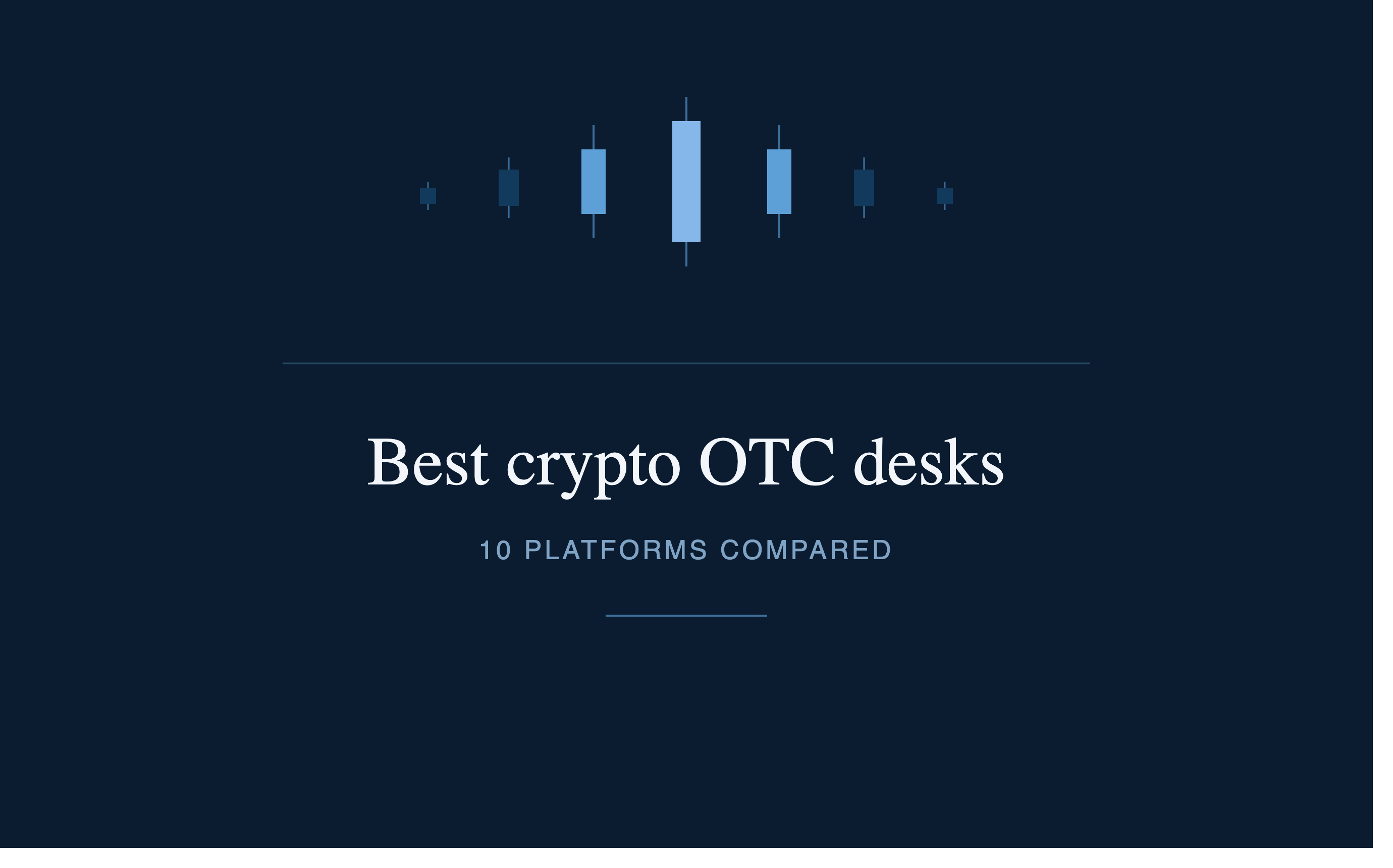 10 Best Crypto OTC Desks in 2026: Liquidity, Costs & Custody