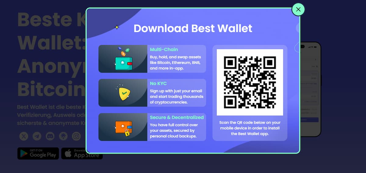 Best Wallet nutzen