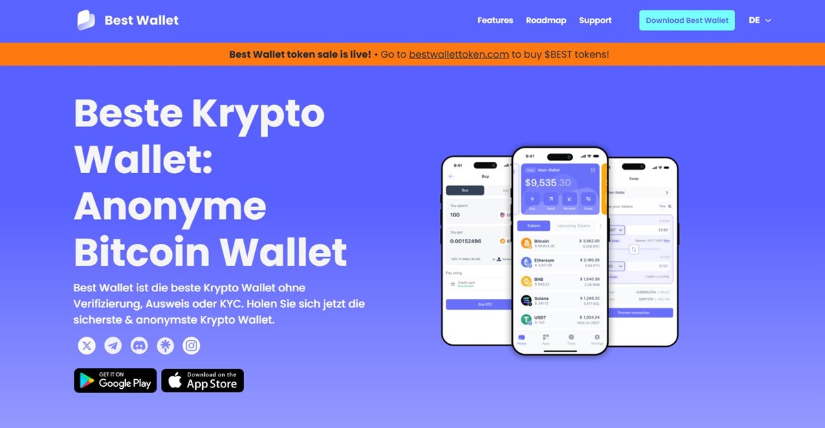 Best Wallet – Beste dezentrale Börse insgesamt