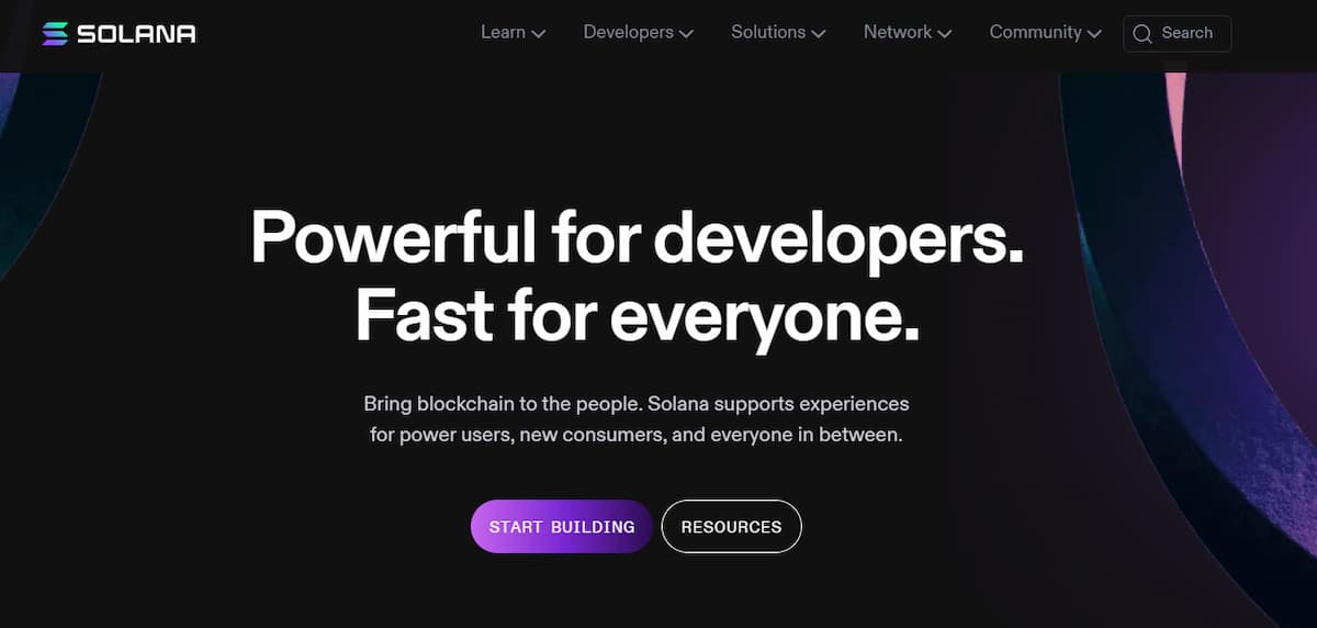 Solana Website