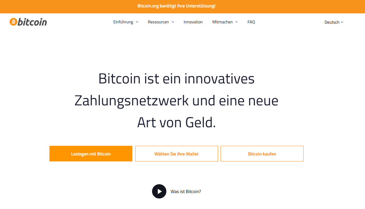 bitcoin startseit