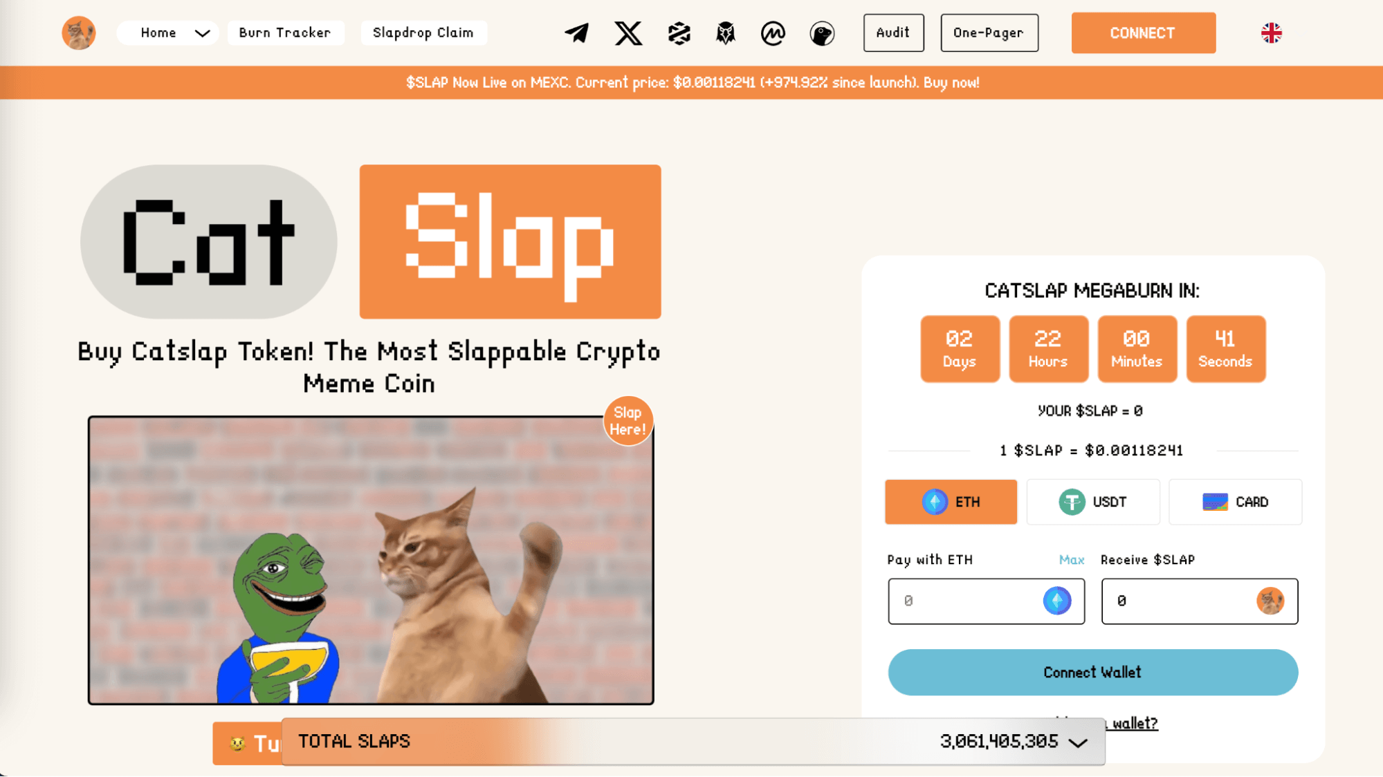 Catslap website