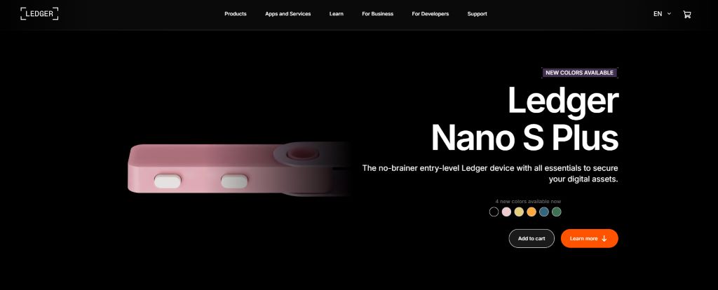 Ledger Nano S – Best Hardware Wallet for Security