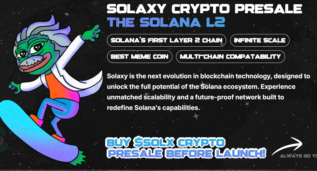 Solaxy is the first ever Solana Layer 2 network