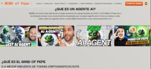 Mind of pepe en la lista criptomoneda 