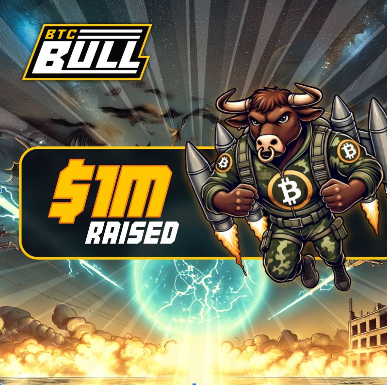 BTC Bull lève 1,4M$ en 4 jours – Airdrops BTC réservés aux préventes.