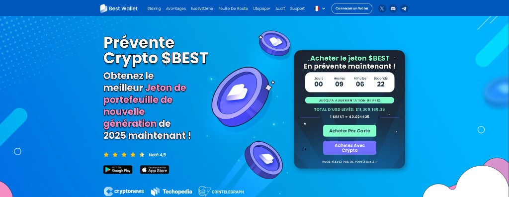 Best Wallet crypto monnaie avec potentiel