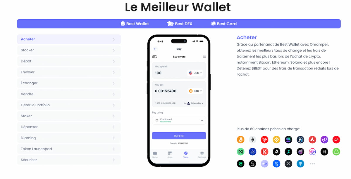 Best Wallet Tutoriel Créer et utiliser un hot wallet