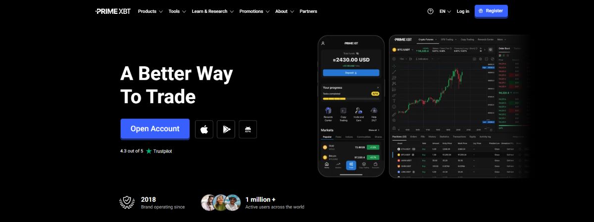 PrimeXBT Une plateforme de trading de confiance avec des fonctionnalités innovantes