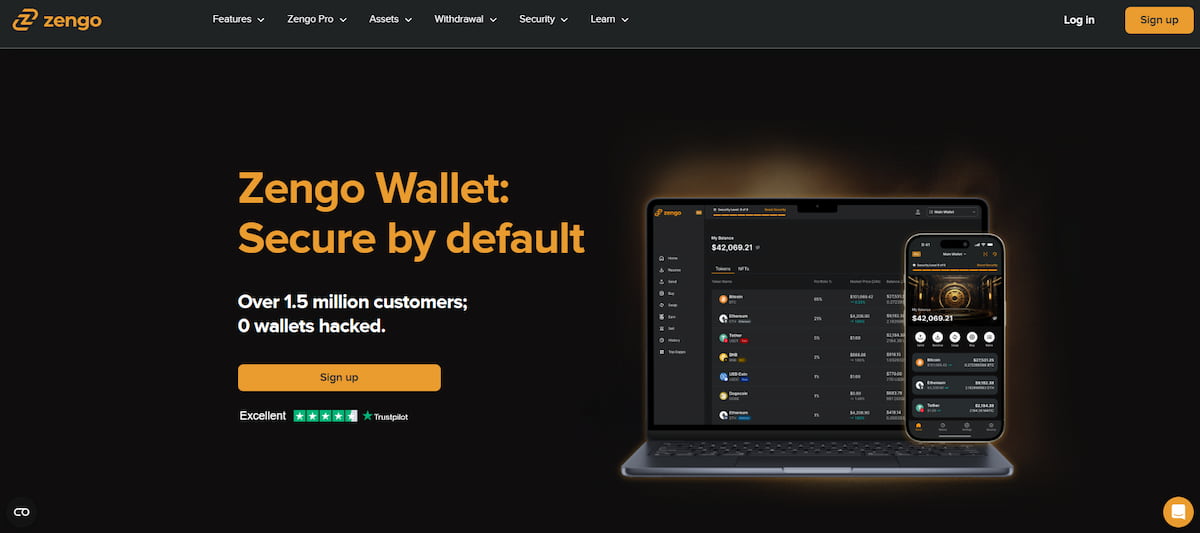 Zengo hot wallet