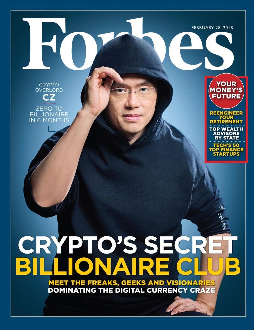 Changpeng Zhao, Forbes cover