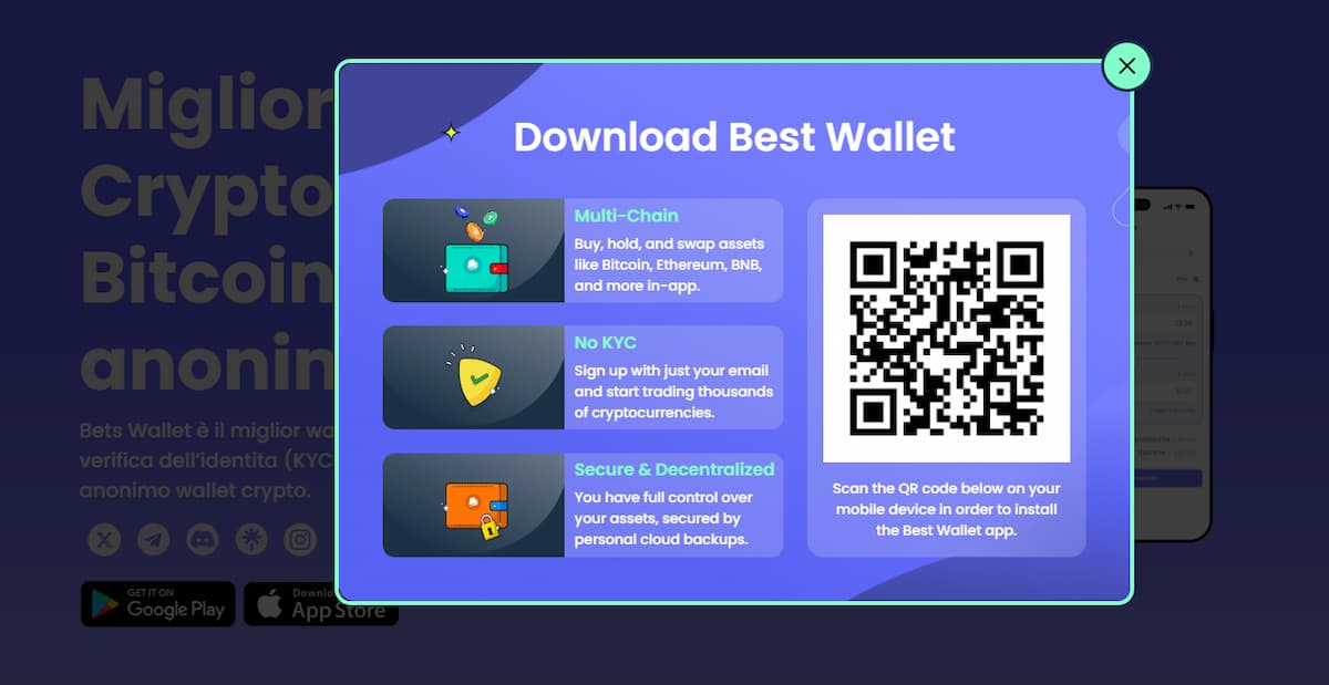 Creare un Account Best Wallet