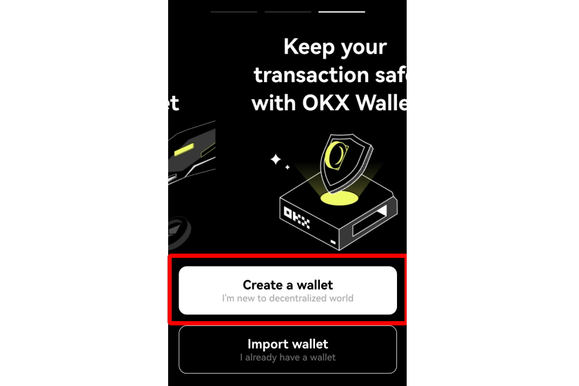 Create wallet