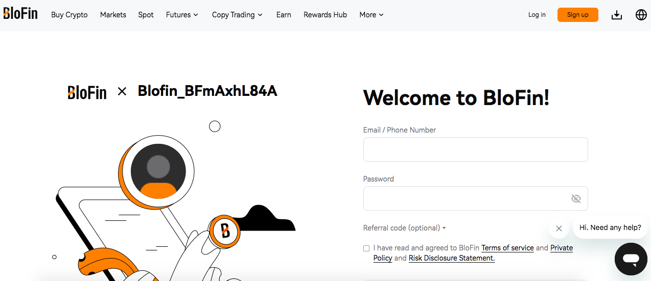 Contratos futuros de criptomoedas Blofin