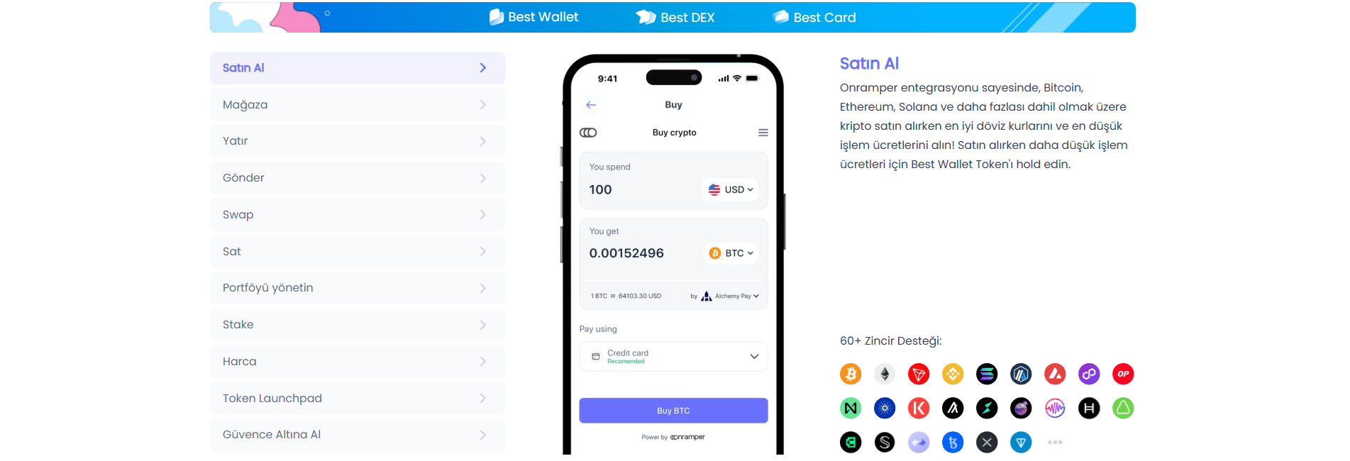Best Wallet ekosisteminin yerel tokenı