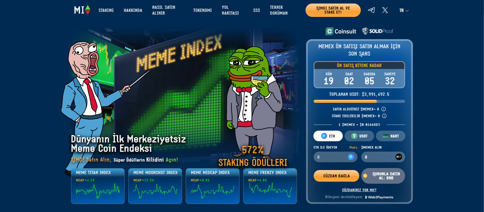 Meme Index Ön Satışı