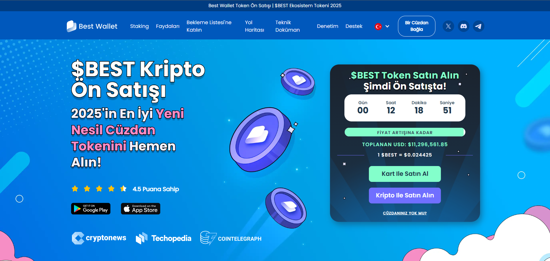 Best Wallet Token Ön Satışı